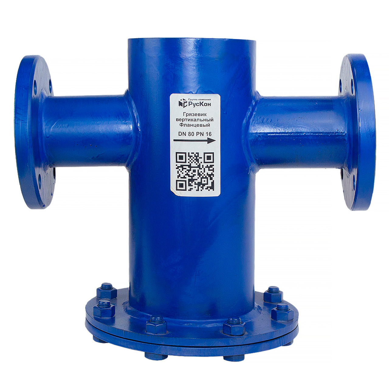 Грязевик вертикальный фланцевый Ду 32 Ру 16 Техкомплект