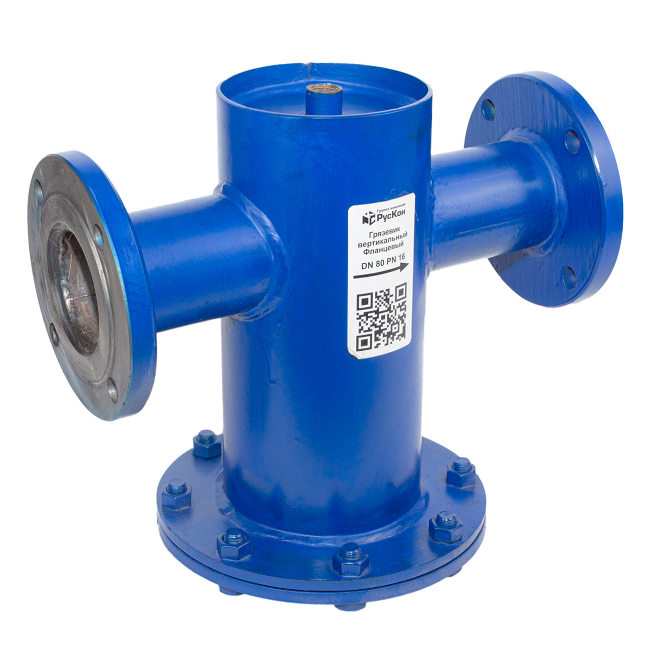 Грязевик вертикальный фланцевый Ду 32 Ру 16 Техкомплект