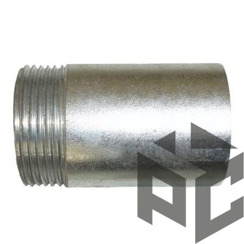 Резьба сталь оцинк. Ду 25 L=35мм фото. Резьба сталь оцинк. Ду 25 L=35мм оптом и в розницу. Доставка по РФ. Резьба сталь оцинк. Ду 25 L=35мм от производителя "Рускон"