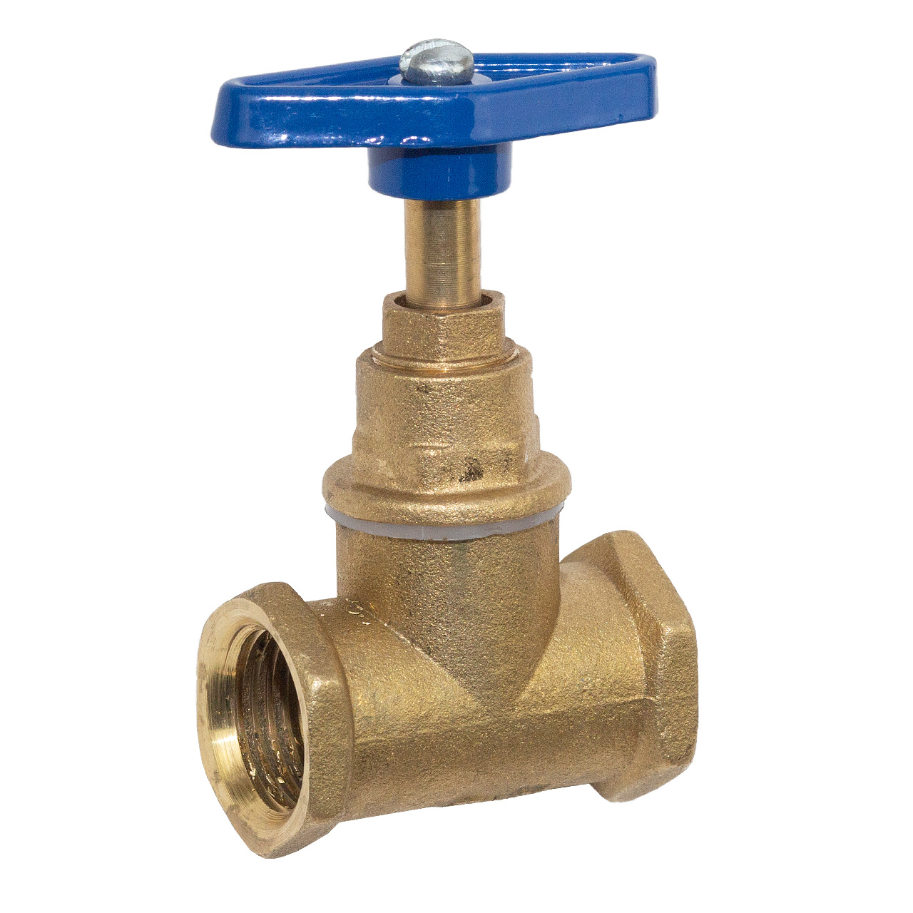 Клапан (вентиль) запорный латунный 15Б3р Ду 40 (1 1/2") Ру 16