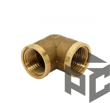 Уголок латунь ВР/ВР Ду 15x25 (1/2"х1") от производителя "Рускон"