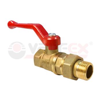 Кран шаровый латунныйVALFEX STANDART 11б27п1 вода НР/ВР Ду 25 (1") Ру 40 рычаг американка