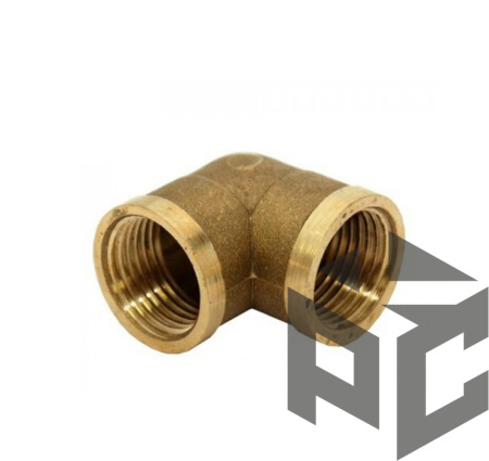 Уголок латунь ВР/ВР Ду 15x20 (1/2"х3/4") от производителя "Рускон"