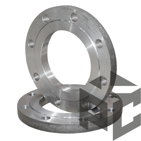 Фланец сталь 09Г2С плоский Ду 80 Ру 10 ГОСТ 33259 без обработки от производителя "Рускон"