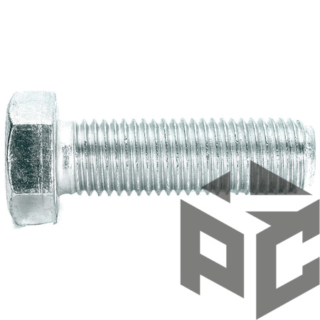 Болт оцинкованный М12х75 ГОСТ 7798-70   от производителя "Рускон"